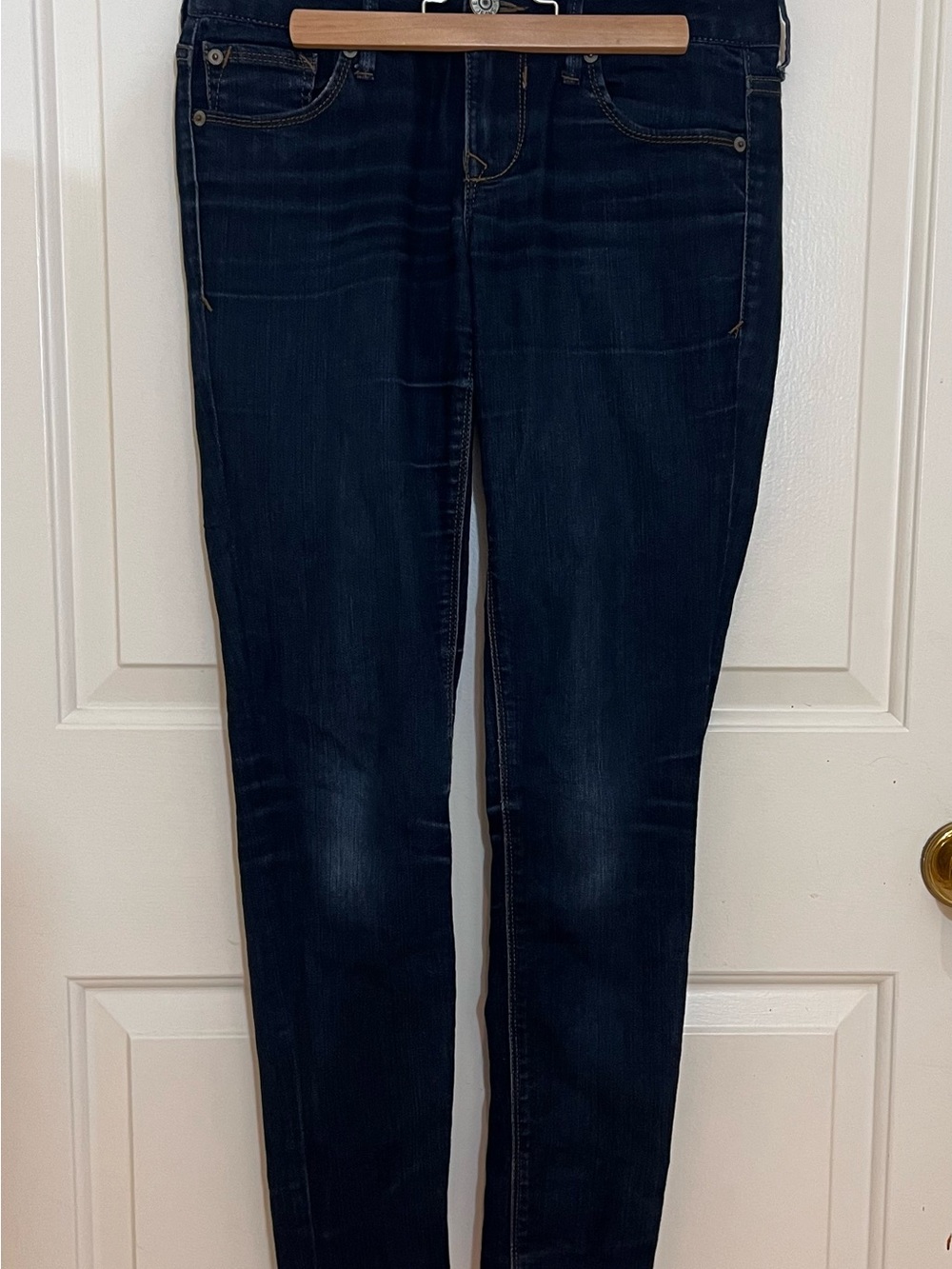 Express Women's Dark Indigo Skinny Jeans